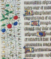 15th century Book of Hours Folio